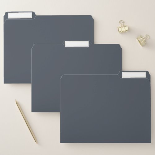 Hale Navy Solid Color File Folder