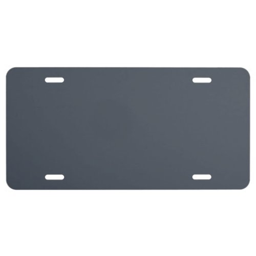 Hale Navy Solid Color License Plate