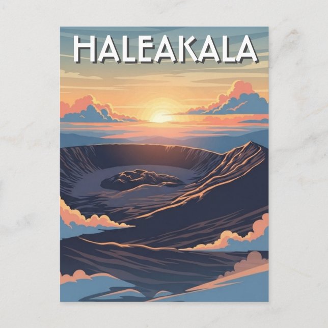Haleakala Crater Maui Hawaii Travel Postcard (Front)