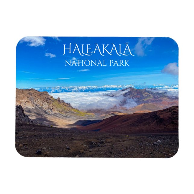 Haleakala Crater, Summit, Haleakala National Park Magnet (Horizontal)
