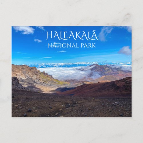 Haleakala Crater Summit Haleakala National Park Postcard