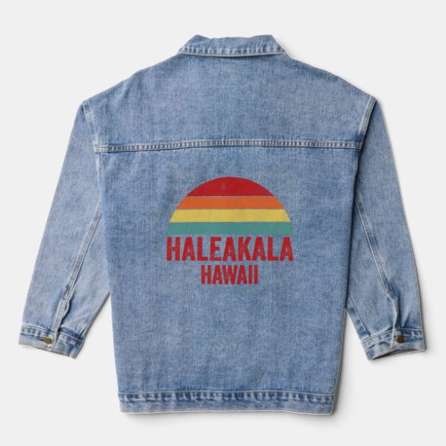 Haleakala Hawaii  Denim Jacket