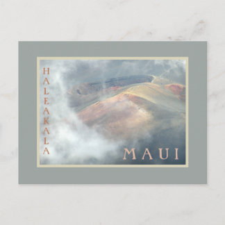 " HALEAKALA IN THE CLOUDS" POSTCARD