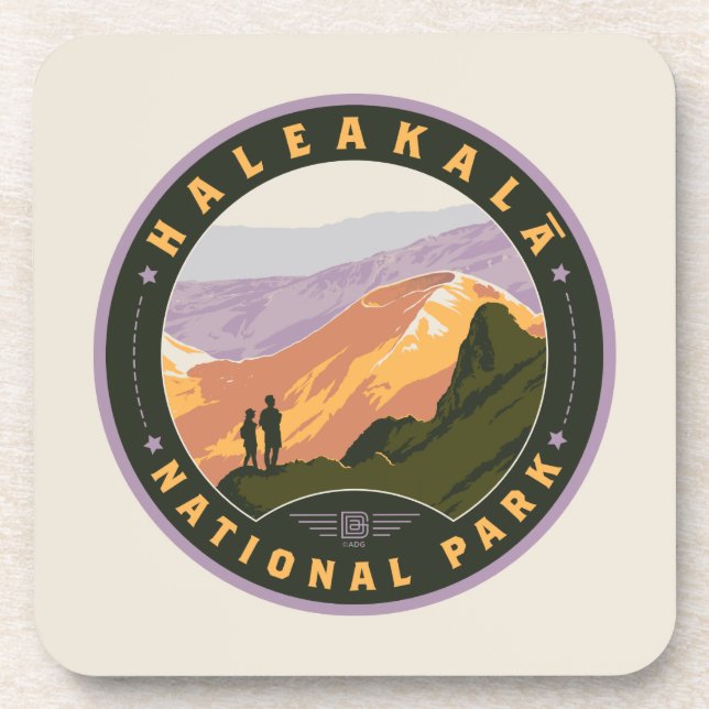 Haleakala National Park Beverage Coaster (Front)