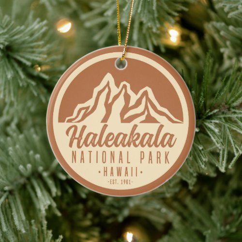 Haleakala National Park Hawaii Ceramic Ornament