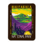 Haleakala National Park Hawaii Distressed Vintage Magnet