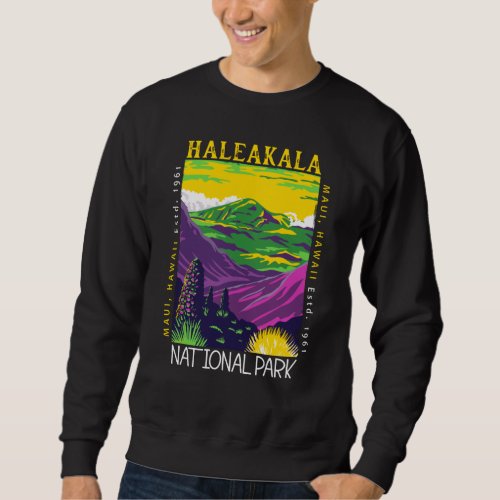  Haleakala National Park Hawaii Distressed Vintage Sweatshirt
