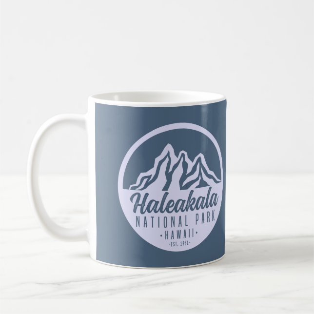 Haleakala National Park Hawaii Hiking Coffee Mug (Left)