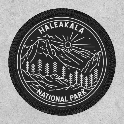 Haleakala National Park Hawaii Vintage Monoline Patch