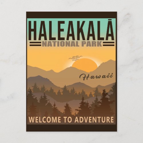 Haleakalā National Park _ Hawaii Vintage Souvenir Postcard