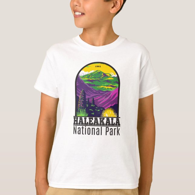 Haleakala National Park Hawaii Vintage T-Shirt (Front)