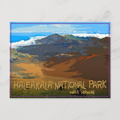 Haleakala National Park Maui Hawaii Postcard