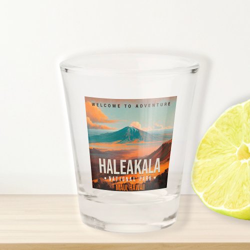 Haleakala National Park Maui Hawaii Vintage Shot Glass