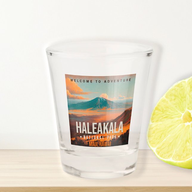 Haleakala National Park Maui Hawaii Vintage Shot Glass (Creator Uploaded)