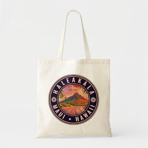 Haleakala National Park Maui Road Volcano Vintage Tote Bag