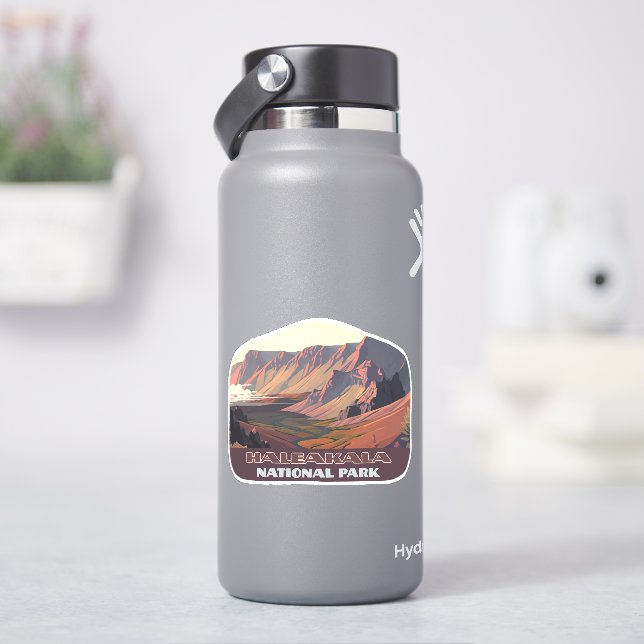Haleakala National Park Maui Volcano Crater Sticker (HydroFlask)