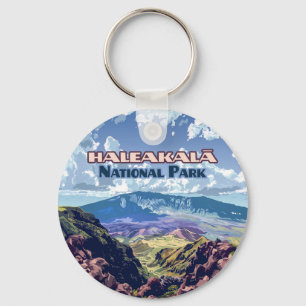 Haleakala National Park Maui Volcano Hawaii Keychain