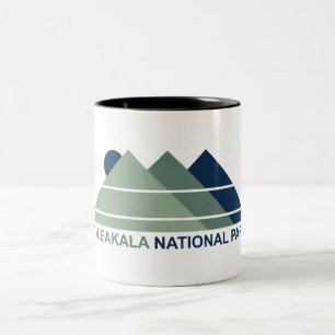 Haleakala National Park Mountain Sun Two-Tone Coffee Mug