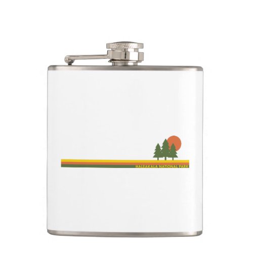 Haleakala National Park Pine Trees Sun Flask