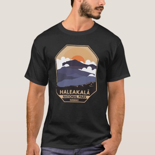Haleakala National Park Retro Emblem T_Shirt