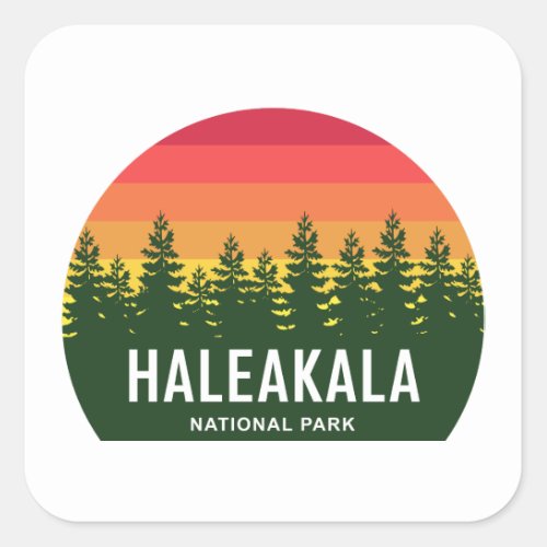 Haleakala National Park Square Sticker