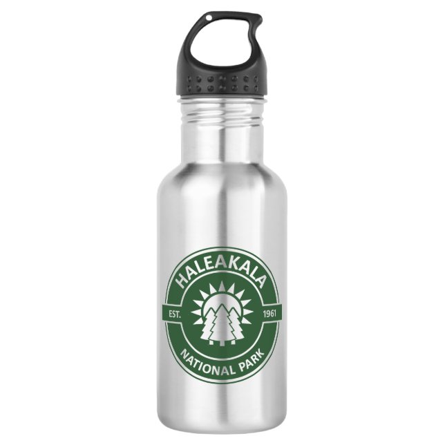Haleakala National Park Stainless Steel Water Bottle (Front)