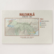 Haleakalā National Park Trail Map Puzzle