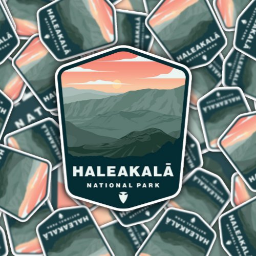 Haleakala National Park Vintage  Die_Cut Sticker