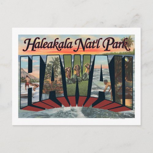 Haleakala Natl Park Hawaii Postcard