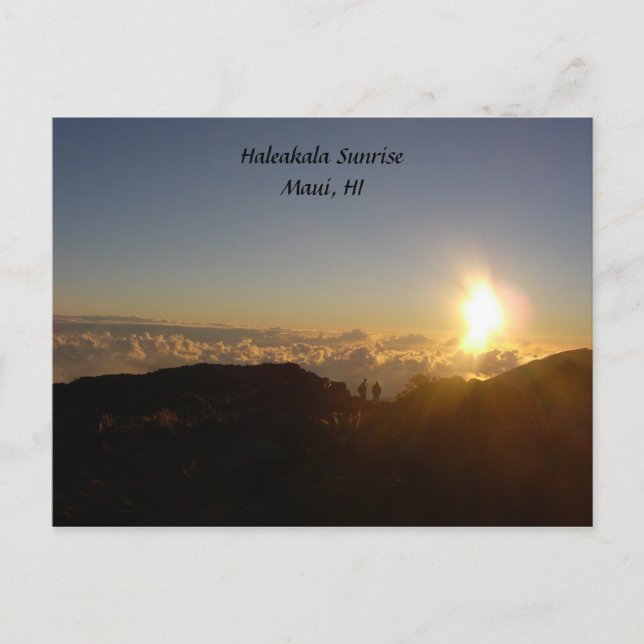 Haleakala Sunrise Postcard (Front)