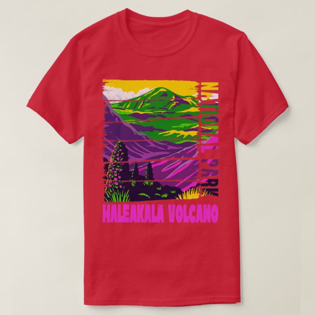 Haleakala Volcano National Park T-Shirt (Design Front)