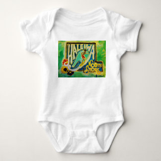 Haleiwa Hawaii Hula Aloha baby Baby Bodysuit