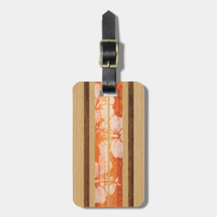 Haleiwa Surfboard Hawaiian Luggage Tags
