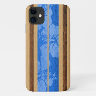 Haleiwa Surfboard Hawaiian Royal Blue iPhone 11 Case