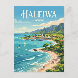Haleiwa USA Postcard