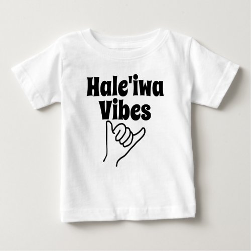 Haleiwa Vibes Shaka Baby Tee