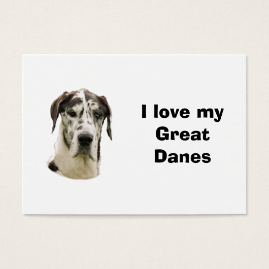 Halequin Great Dane pet photo (Front)