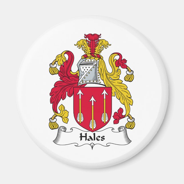 Hales Family Crest Magnet (Front)
