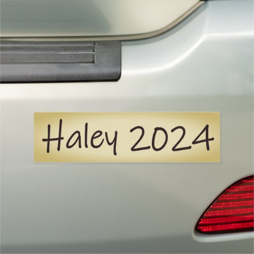 Haley 2024 car magnet