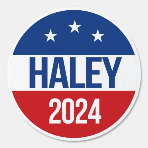 Haley 2024 sign