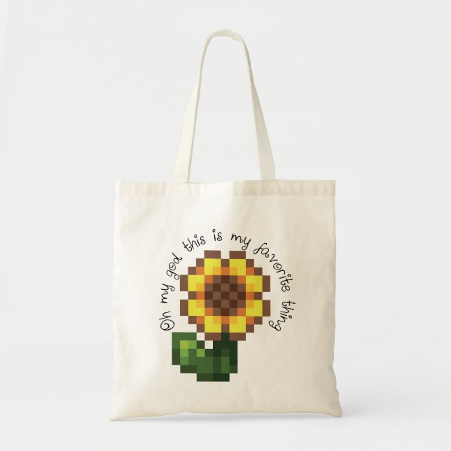 Haley Sunflower Tote Bag – Stardew Valley Inspired (Front)