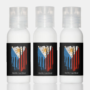 Half American Half Filipino Philippines Flag Hand Lotion