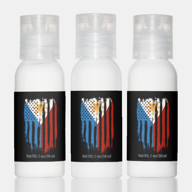 Half American Half Filipino Philippines Flag Hand Lotion (Set)