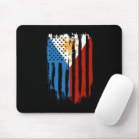 Half American Half Filipino Philippines Flag