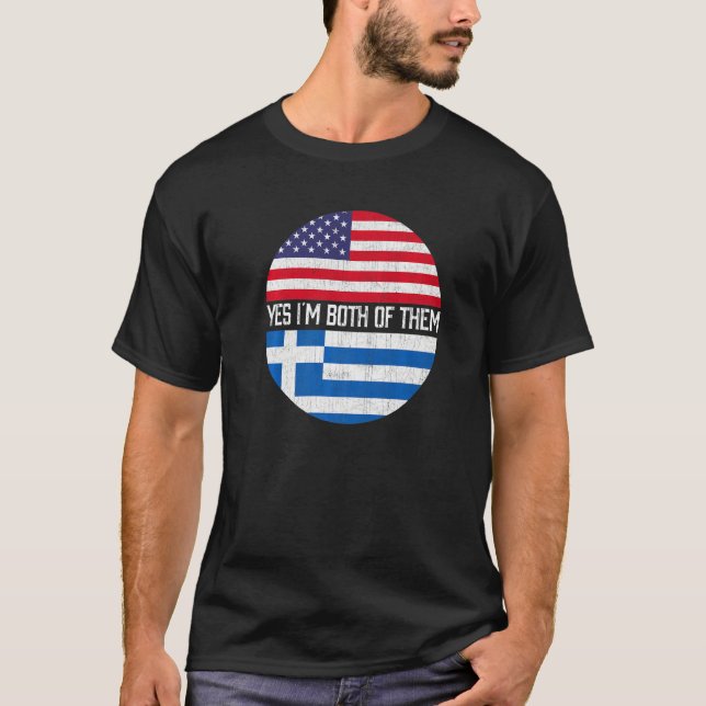 Half American Half Nepalese Usa Flag Family Herita T-Shirt (Front)