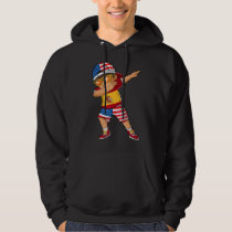 Half American Half Spanish Boy Kid Spain Flag Patr Hoodie