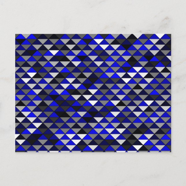 Half and Half Diamonds Postcard (Front)