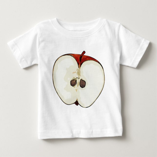Half Apple Baby T-Shirt (Front)