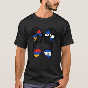 Half Armenian Half Salvadoran Girl Armenia Kids He T-Shirt