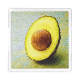 "Half Avocado" Cute Photo. Buy Now Acrylic Tray